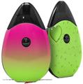 Skin Decal Wrap 2 Pack compatible with Suorin Drop Smooth Fades Neon Green Hot Pink VAPE NOT INCLUDED