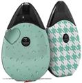 Skin Decal Wrap 2 Pack compatible with Suorin Drop Raining Seafoam Green VAPE NOT INCLUDED