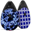 Skin Decal Wrap 2 Pack compatible with Suorin Drop Electrify Blue VAPE NOT INCLUDED