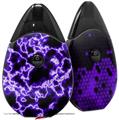 Skin Decal Wrap 2 Pack compatible with Suorin Drop Electrify Purple VAPE NOT INCLUDED