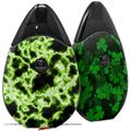 Skin Decal Wrap 2 Pack compatible with Suorin Drop Electrify Green VAPE NOT INCLUDED