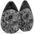 Skin Decal Wrap 2 Pack compatible with Suorin Drop Marble Granite 02 Speckled Black Gray VAPE NOT INCLUDED
