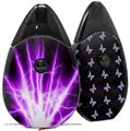 Skin Decal Wrap 2 Pack compatible with Suorin Drop Lightning Purple VAPE NOT INCLUDED