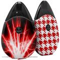 Skin Decal Wrap 2 Pack compatible with Suorin Drop Lightning Red VAPE NOT INCLUDED