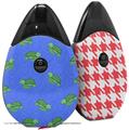 Skin Decal Wrap 2 Pack compatible with Suorin Drop Turtles VAPE NOT INCLUDED