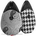 Skin Decal Wrap 2 Pack compatible with Suorin Drop Feminine Yin Yang Gray VAPE NOT INCLUDED