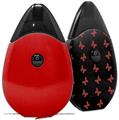 Skin Decal Wrap 2 Pack compatible with Suorin Drop Solids Collection Red VAPE NOT INCLUDED