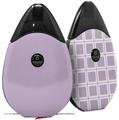 Skin Decal Wrap 2 Pack compatible with Suorin Drop Solids Collection Lavender VAPE NOT INCLUDED