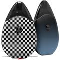 Skin Decal Wrap 2 Pack compatible with Suorin Drop Checkered Canvas Black and White VAPE NOT INCLUDED