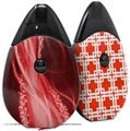 Skin Decal Wrap 2 Pack compatible with Suorin Drop Mystic Vortex Red VAPE NOT INCLUDED