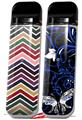 Skin Decal Wrap 2 Pack for Smok Novo v1 Zig Zag Colors 02 VAPE NOT INCLUDED