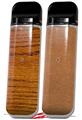 Skin Decal Wrap 2 Pack for Smok Novo v1 Wood Grain - Oak 01 VAPE NOT INCLUDED