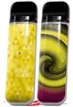 Skin Decal Wrap 2 Pack for Smok Novo v1 Triangle Mosaic Yellow VAPE NOT INCLUDED