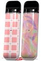 Skin Decal Wrap 2 Pack for Smok Novo v1 Squared Pink VAPE NOT INCLUDED