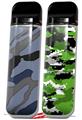 Skin Decal Wrap 2 Pack for Smok Novo v1 Camouflage Blue VAPE NOT INCLUDED