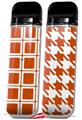Skin Decal Wrap 2 Pack for Smok Novo v1 Squared Burnt Orange VAPE NOT INCLUDED
