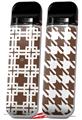 Skin Decal Wrap 2 Pack for Smok Novo v1 Boxed Chocolate Brown VAPE NOT INCLUDED