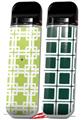 Skin Decal Wrap 2 Pack for Smok Novo v1 Boxed Sage Green VAPE NOT INCLUDED