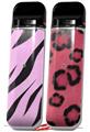 Skin Decal Wrap 2 Pack for Smok Novo v1 Zebra Skin Pink VAPE NOT INCLUDED