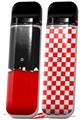 Skin Decal Wrap 2 Pack for Smok Novo v1 Ripped Colors Black Red VAPE NOT INCLUDED