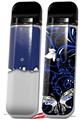 Skin Decal Wrap 2 Pack for Smok Novo v1 Ripped Colors Blue Gray VAPE NOT INCLUDED