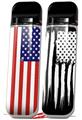 Skin Decal Wrap 2 Pack for Smok Novo v1 USA American Flag 01 VAPE NOT INCLUDED