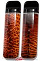 Skin Decal Wrap 2 Pack for Smok Novo v1 Fractal Fur Cheetah VAPE NOT INCLUDED