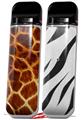 Skin Decal Wrap 2 Pack for Smok Novo v1 Fractal Fur Giraffe VAPE NOT INCLUDED