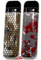 Skin Decal Wrap 2 Pack for Smok Novo v1 HEX Mesh Camo 01 Brown VAPE NOT INCLUDED