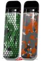 Skin Decal Wrap 2 Pack for Smok Novo v1 HEX Mesh Camo 01 Green VAPE NOT INCLUDED