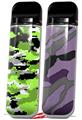 Skin Decal Wrap 2 Pack for Smok Novo v1 WraptorCamo Digital Camo Neon Green VAPE NOT INCLUDED