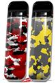 Skin Decal Wrap 2 Pack for Smok Novo v1 WraptorCamo Digital Camo Red VAPE NOT INCLUDED