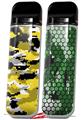 Skin Decal Wrap 2 Pack for Smok Novo v1 WraptorCamo Digital Camo Yellow VAPE NOT INCLUDED