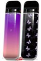 Skin Decal Wrap 2 Pack for Smok Novo v1 Smooth Fades Pink Purple VAPE NOT INCLUDED