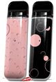 Skin Decal Wrap 2 Pack for Smok Novo v1 Raining Pink VAPE NOT INCLUDED