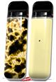 Skin Decal Wrap 2 Pack for Smok Novo v1 Electrify Yellow VAPE NOT INCLUDED
