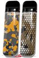 Skin Decal Wrap 2 Pack for Smok Novo v1 WraptorCamo Old School Camouflage Camo Orange VAPE NOT INCLUDED