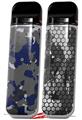 Skin Decal Wrap 2 Pack for Smok Novo v1 WraptorCamo Old School Camouflage Camo Blue Navy VAPE NOT INCLUDED