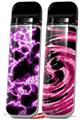 Skin Decal Wrap 2 Pack for Smok Novo v1 Electrify Hot Pink VAPE NOT INCLUDED