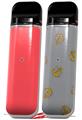 Skin Decal Wrap 2 Pack for Smok Novo v1 Solids Collection Coral VAPE NOT INCLUDED