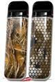 Skin Decal Wrap 2 Pack for Smok Novo v1 WraptorCamo Grassy Marsh Camo Orange VAPE NOT INCLUDED