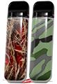 Skin Decal Wrap 2 Pack for Smok Novo v1 WraptorCamo Grassy Marsh Camo Red VAPE NOT INCLUDED