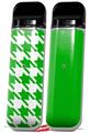 Skin Decal Wrap 2 Pack for Smok Novo v1 Houndstooth Green VAPE NOT INCLUDED