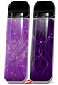 Skin Decal Wrap 2 Pack for Smok Novo v1 Stardust Purple VAPE NOT INCLUDED