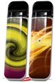 Skin Decal Wrap 2 Pack for Smok Novo v1 Alecias Swirl 01 Yellow VAPE NOT INCLUDED