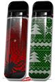 Skin Decal Wrap 2 Pack for Smok Novo v1 Spider Web VAPE NOT INCLUDED