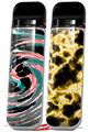 Skin Decal Wrap 2 Pack for Smok Novo v1 Alecias Swirl 02 VAPE NOT INCLUDED