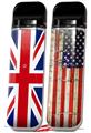 Skin Decal Wrap 2 Pack for Smok Novo v1 Union Jack 02 VAPE NOT INCLUDED