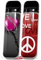 Skin Decal Wrap 2 Pack for Smok Novo v1 Barbwire Heart Hot Pink VAPE NOT INCLUDED