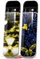 Skin Decal Wrap 2 Pack for Smok Novo v1 Radioactive Yellow VAPE NOT INCLUDED
